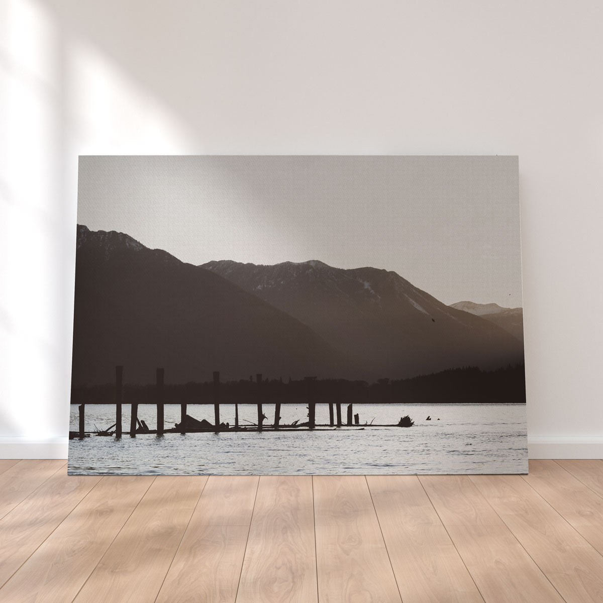 Exquisite Remnants of a Dock Wall Art by Mike Cotton