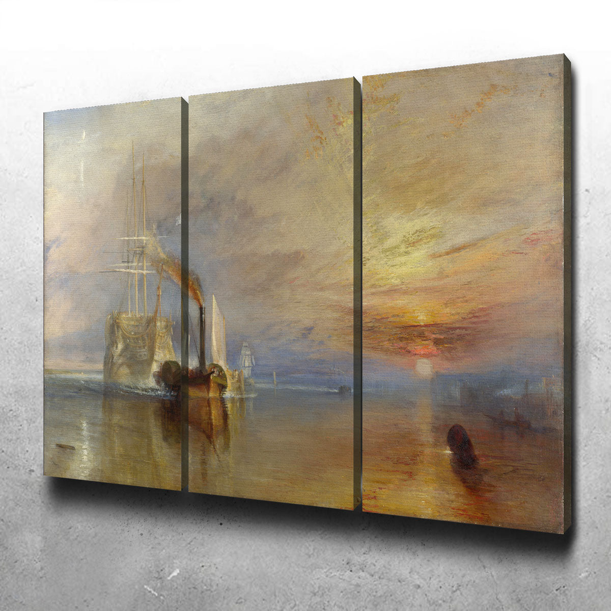 The Fighting Temeraire High - Quality Wall Art by Joseph Mallard William Turner