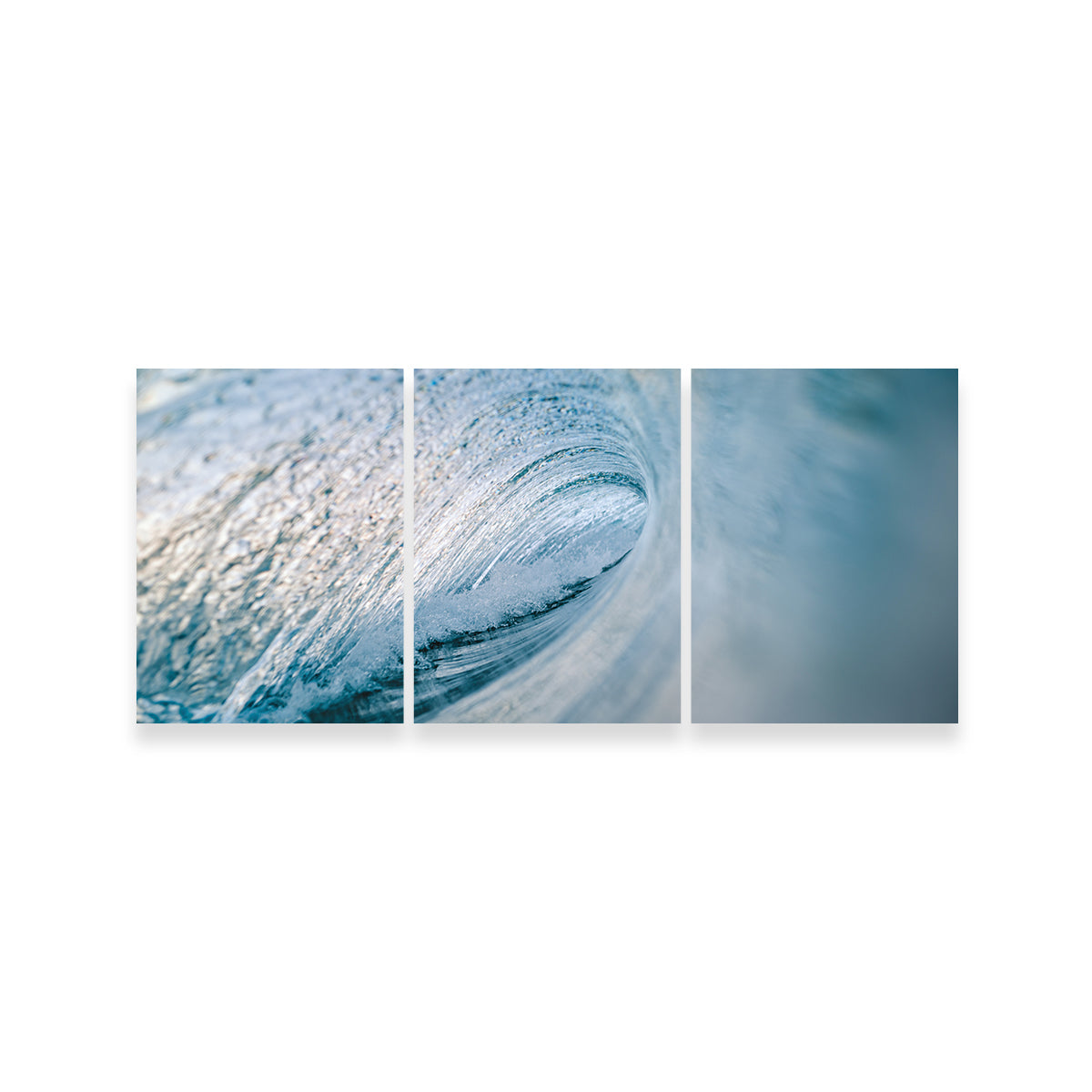 Stunning Blue Ice Wall Art by Lucas Moore