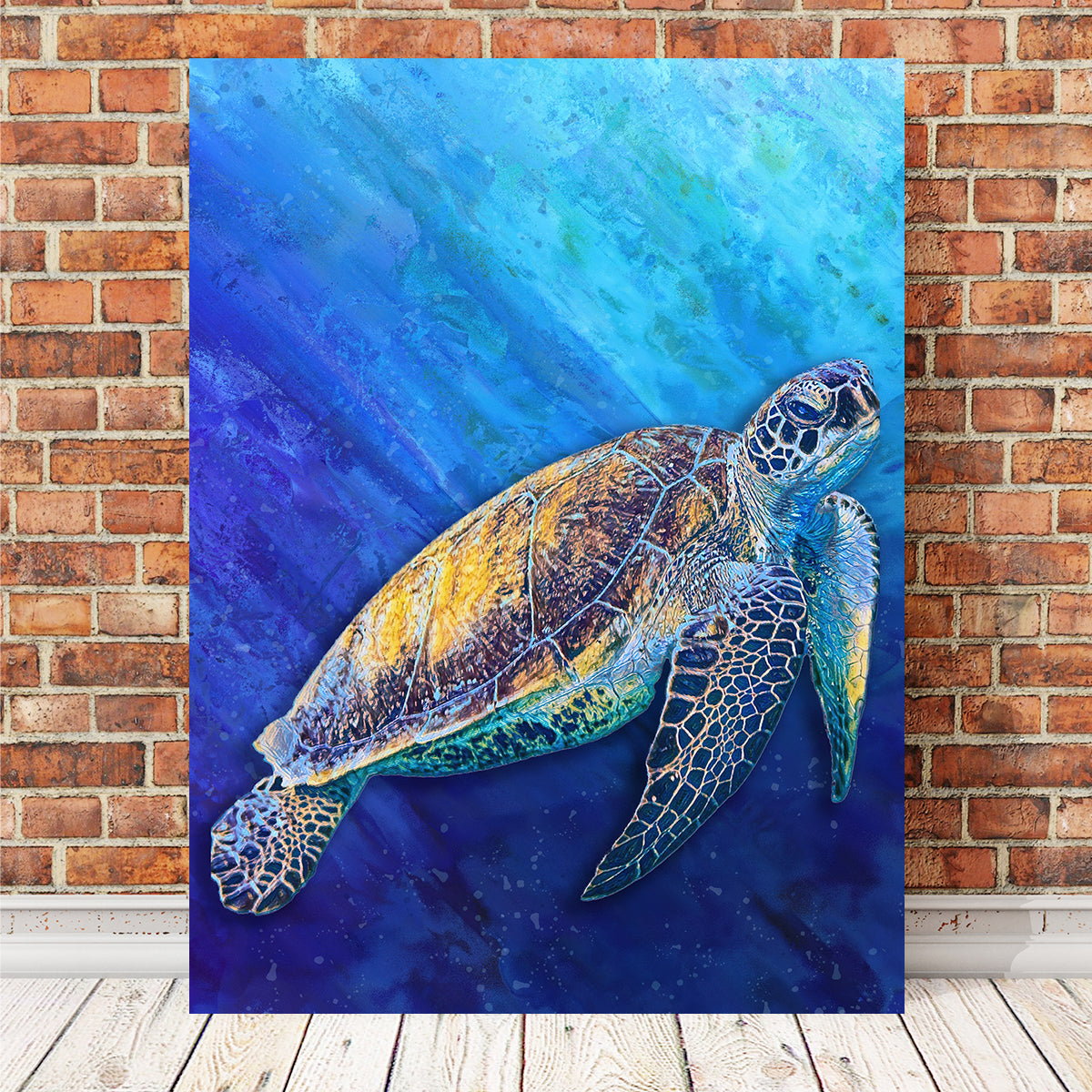 Stunning Sea Turtle Wall Art by Denise Dundon