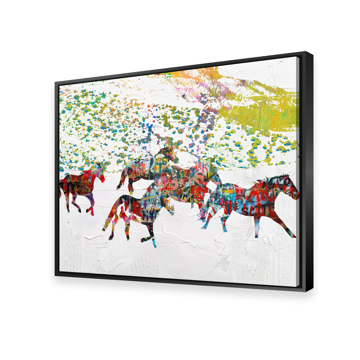 Exquisite Peace Horse in the Snow Wall Art by Stephen Chambers