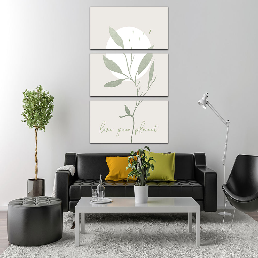 Eco - Friendly Love Your Planet Wall Art by Melanie Viola