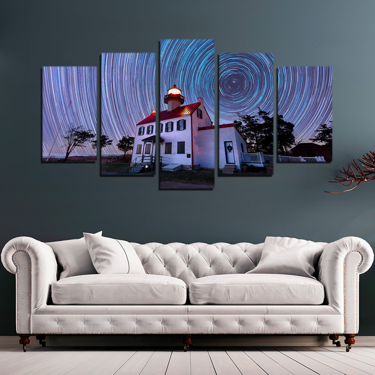 East Point Lighthouse - Stunning Winter Spinnies Wall Art by Shaun Mayer