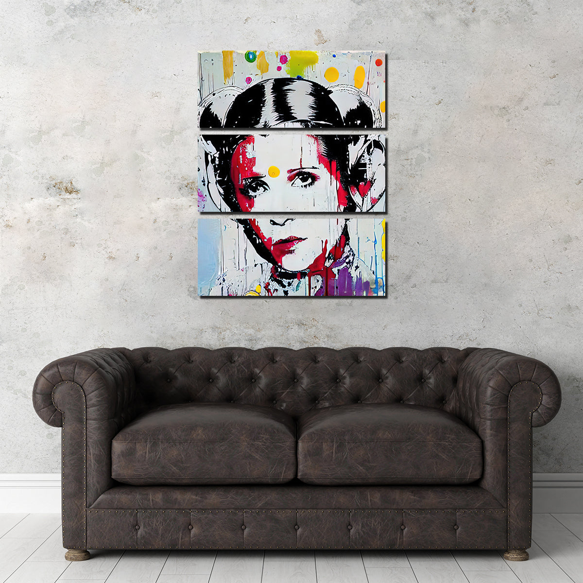 Stunning Princess Leia Wall Art by Stephen Chambers