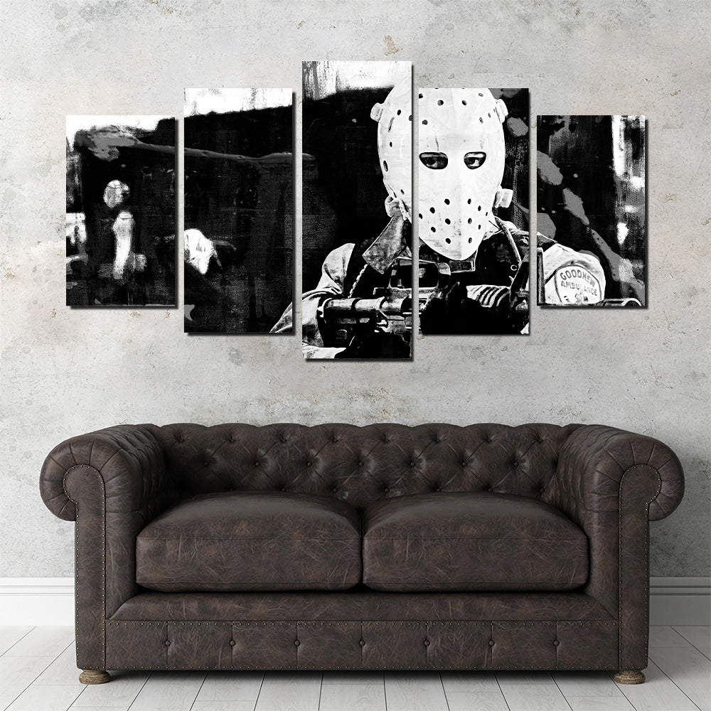 Stunning Heat - The Heist Grayscale Wall Art for Modern Decor
