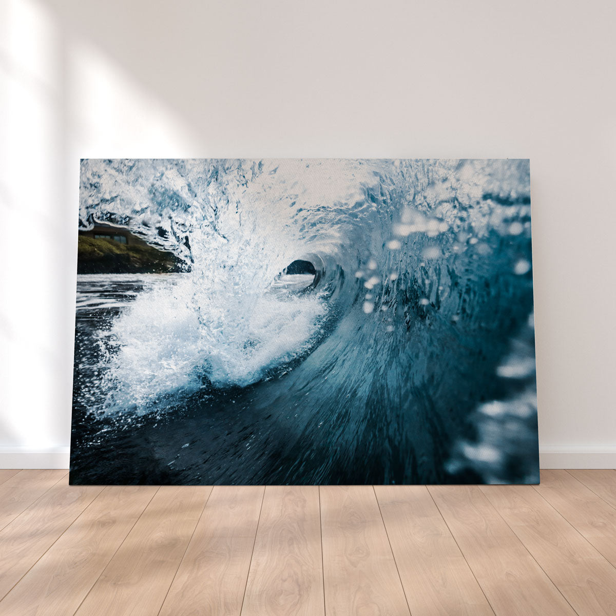 Stunning Blue Barrel Wall Art by Lucas Moore