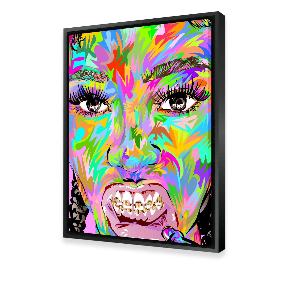 Exquisite Coi Leyrey Wall Art - Sustainable Pine Wood Frame & Museum Quality Canvas