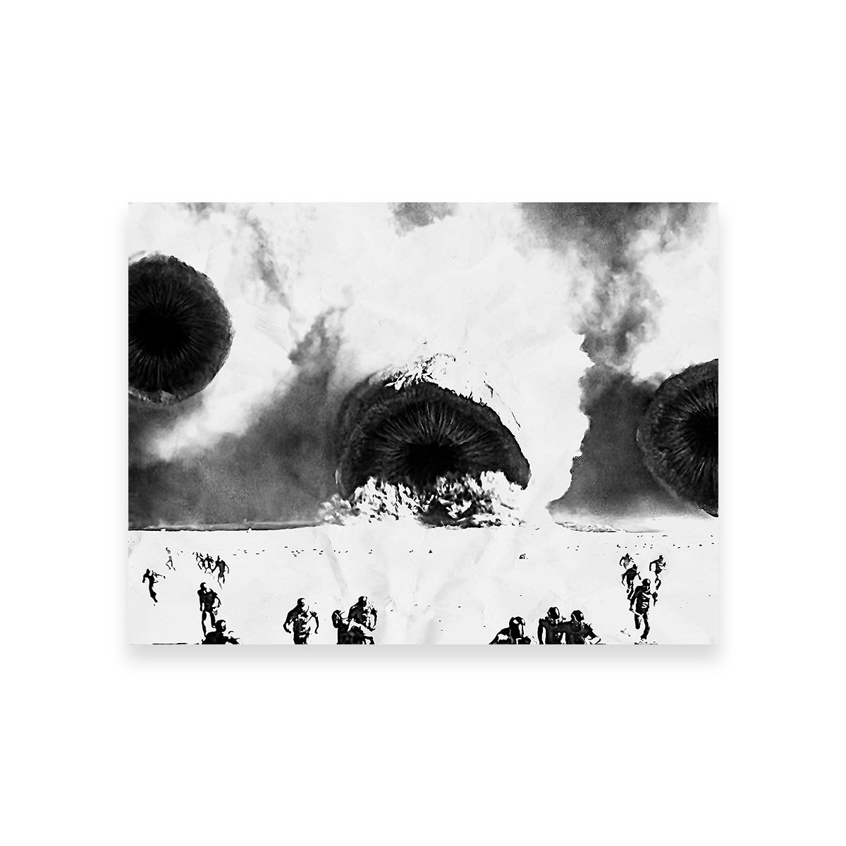 Stunning Dune Grayscale Sandworms Wall Art for Your Home Decor