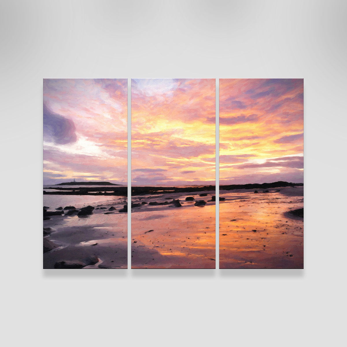 Stunning Soft Golden Sunrise Wall Art by Denise Dundon
