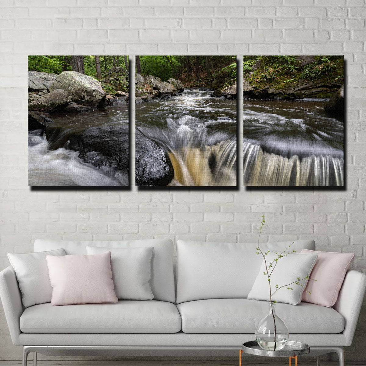 Stunning Summer Black River Wall Art for Home Decor