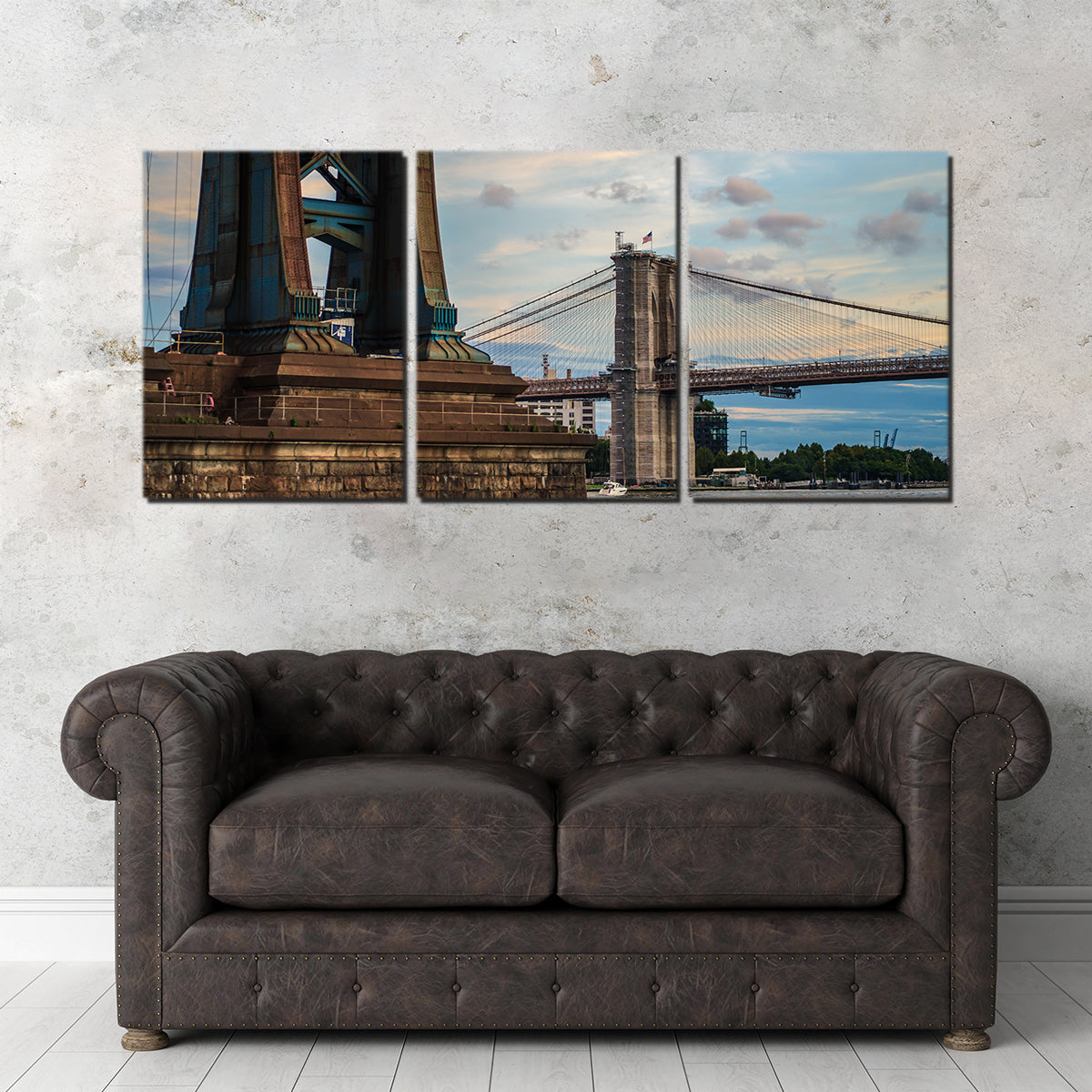 Stunning Dual Bridges Wall Art by Charity Dos Santos