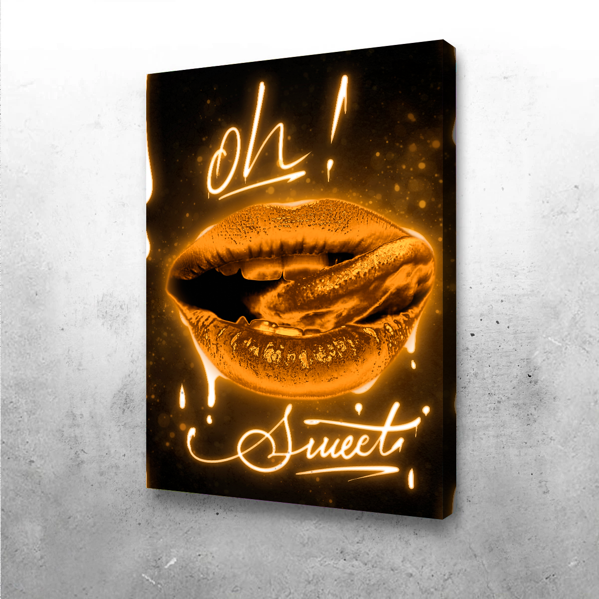 Stunning Lips Wall Art by Manuel Luces