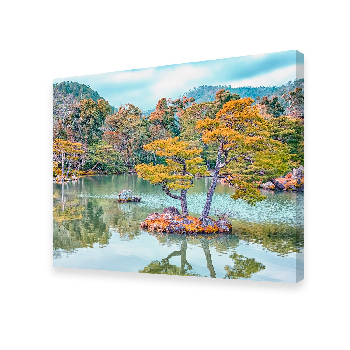 Exquisite Japanese Garden Wall Art by Manjik Pictures
