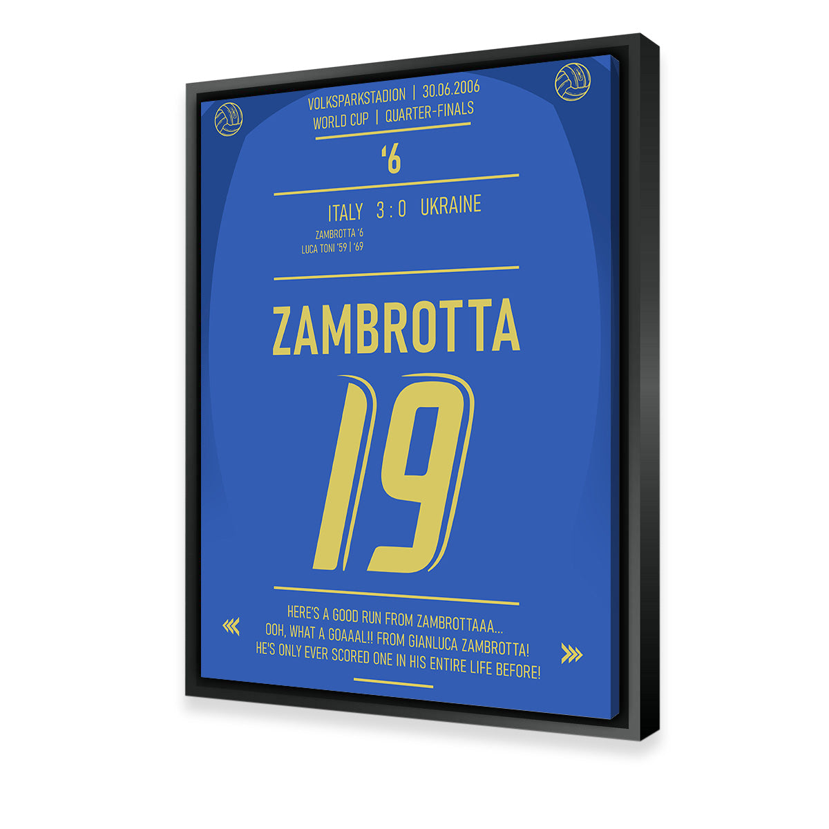 Zambrotta by George Sorin - Museum Quality Handmade Canvas Print
