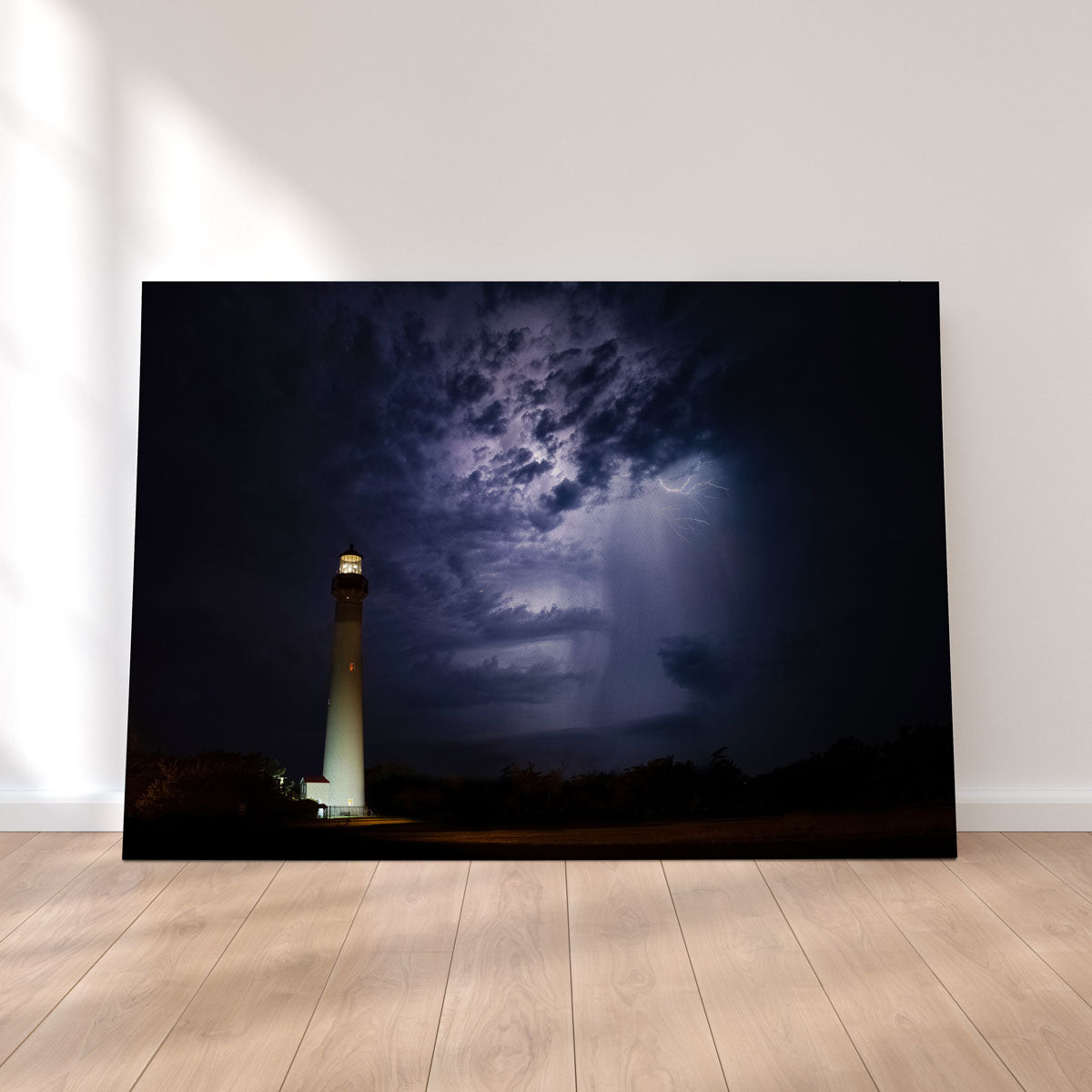 Stunning Light Storm Wall Art by Dennis Maida