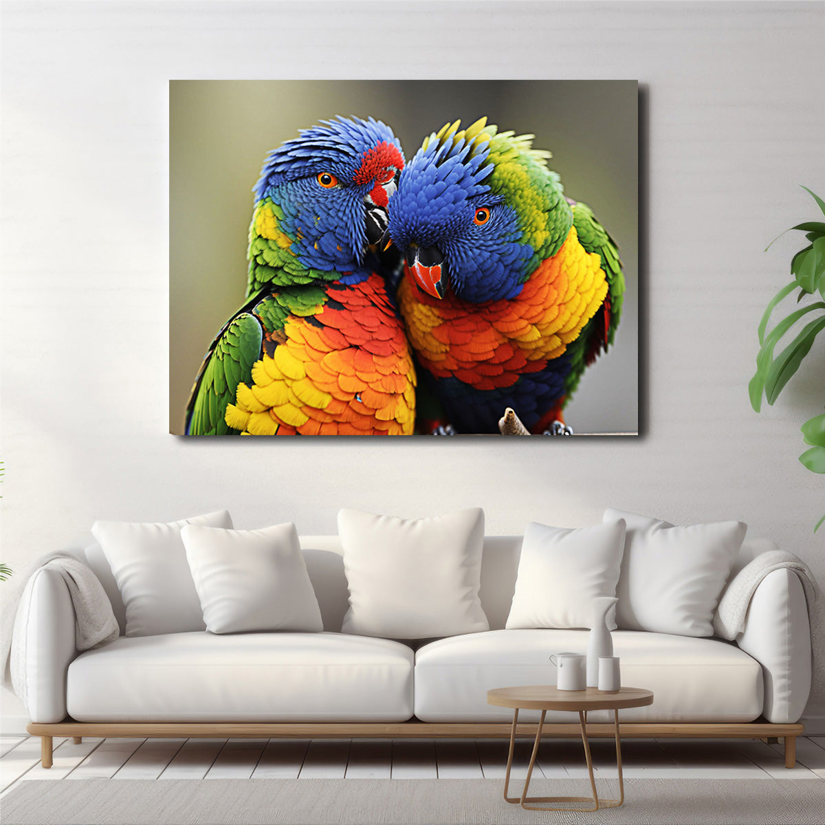 Stunning Lorikeet Birds Wall Art for Your Home Decor