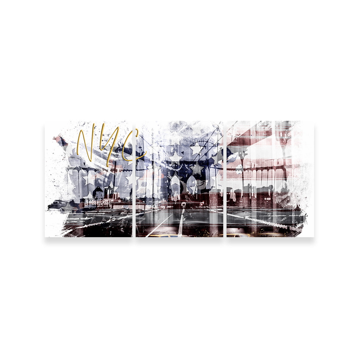 Exquisite City Art NYC Composing Wall Art by Melanie Viola