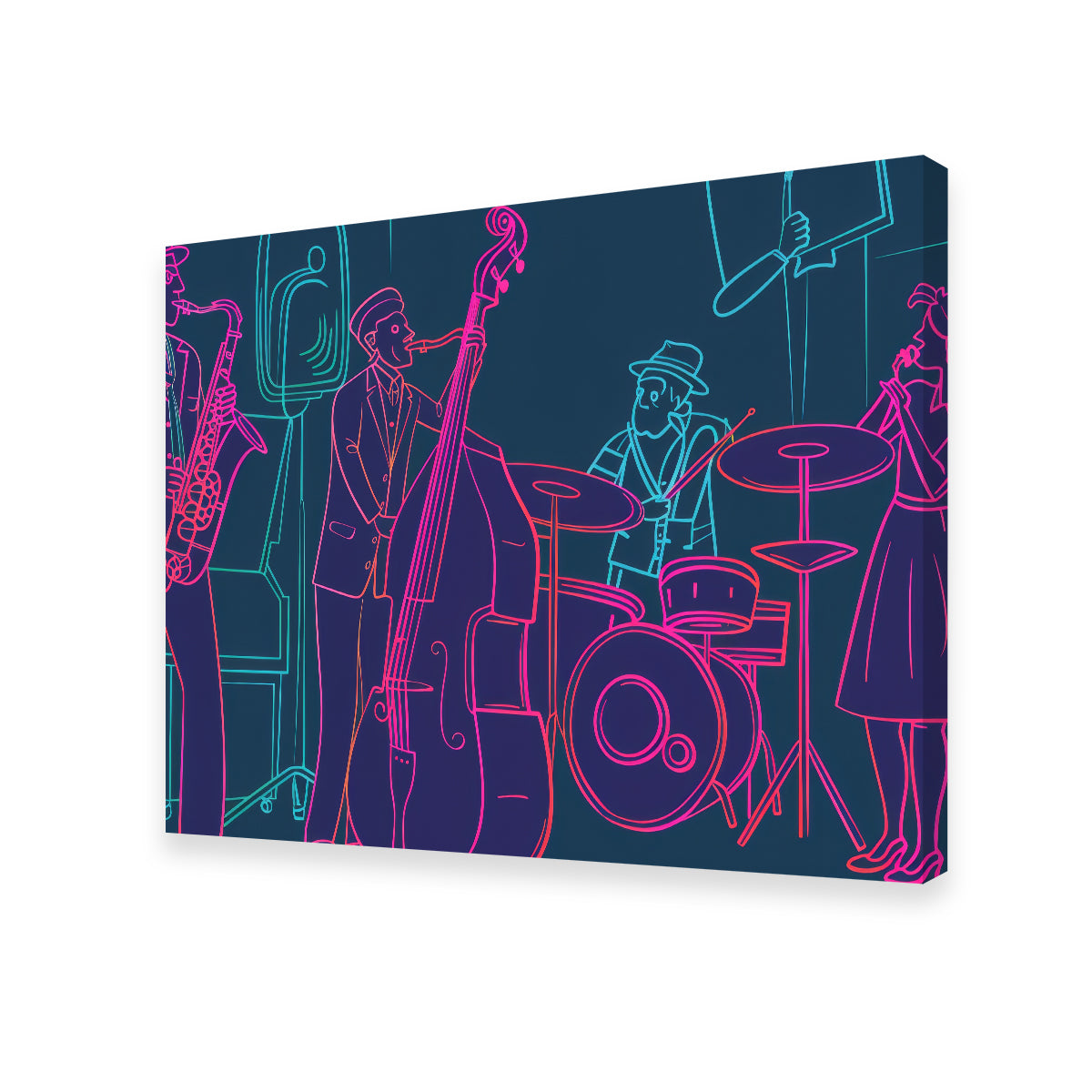Stunning Jazz Band Vibe Wall Art for Your Home Decor