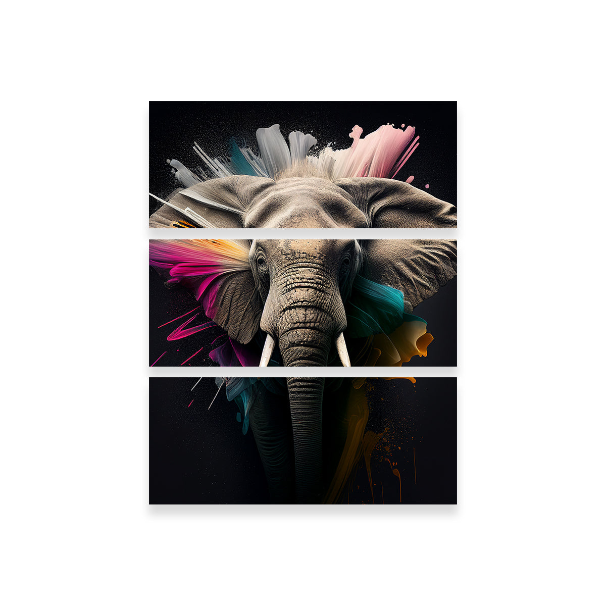 Stunning Elephant Portrait Wall Art by Jennifer Hotai