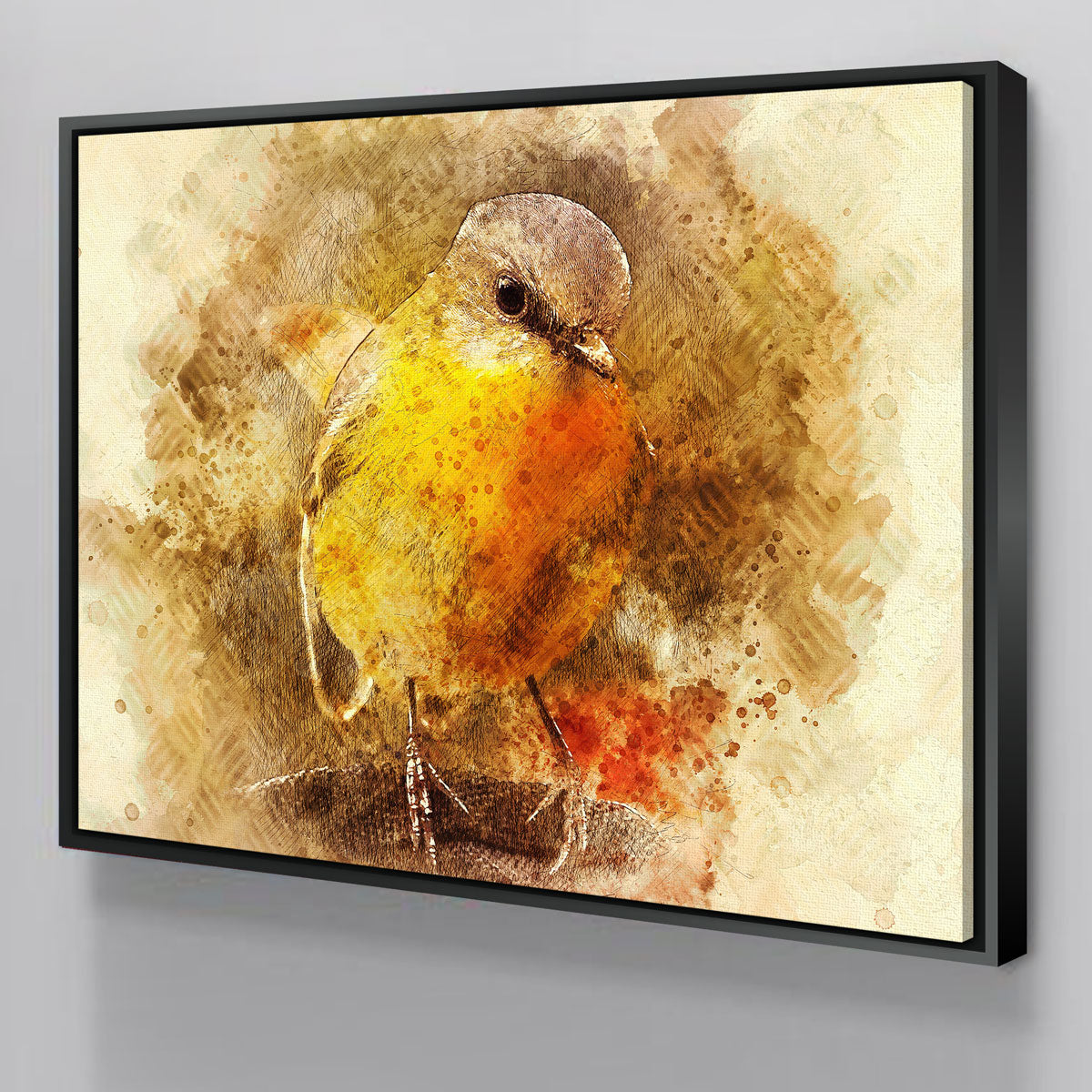 Charming Little Bird Wall Art by Denise Dundon