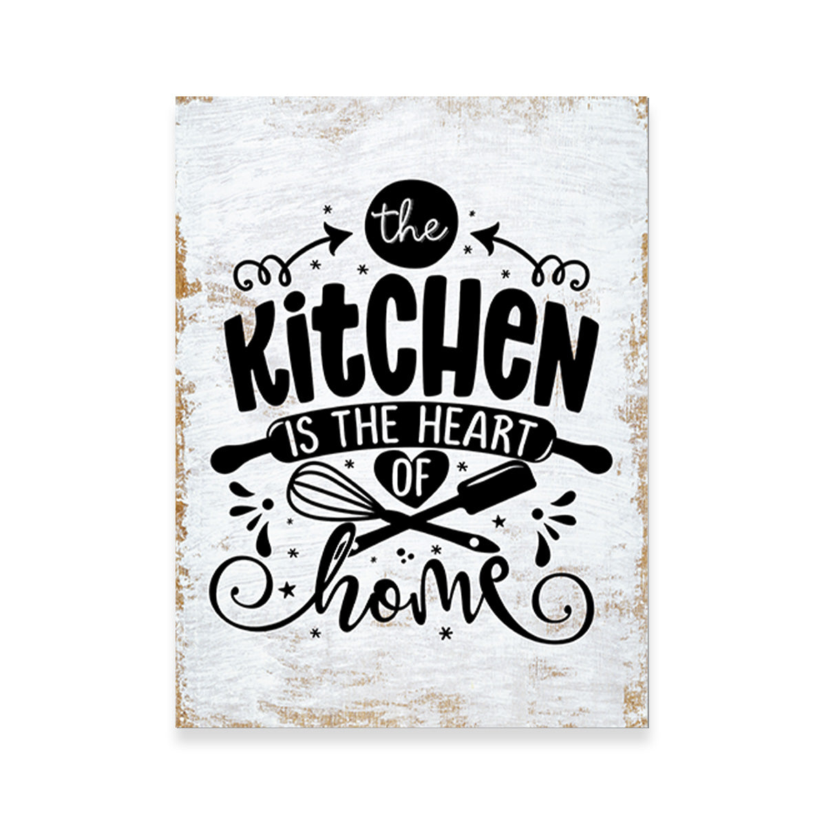 Stunning Kitchen Is the Heart of the Home Wall Art for Your Living Space