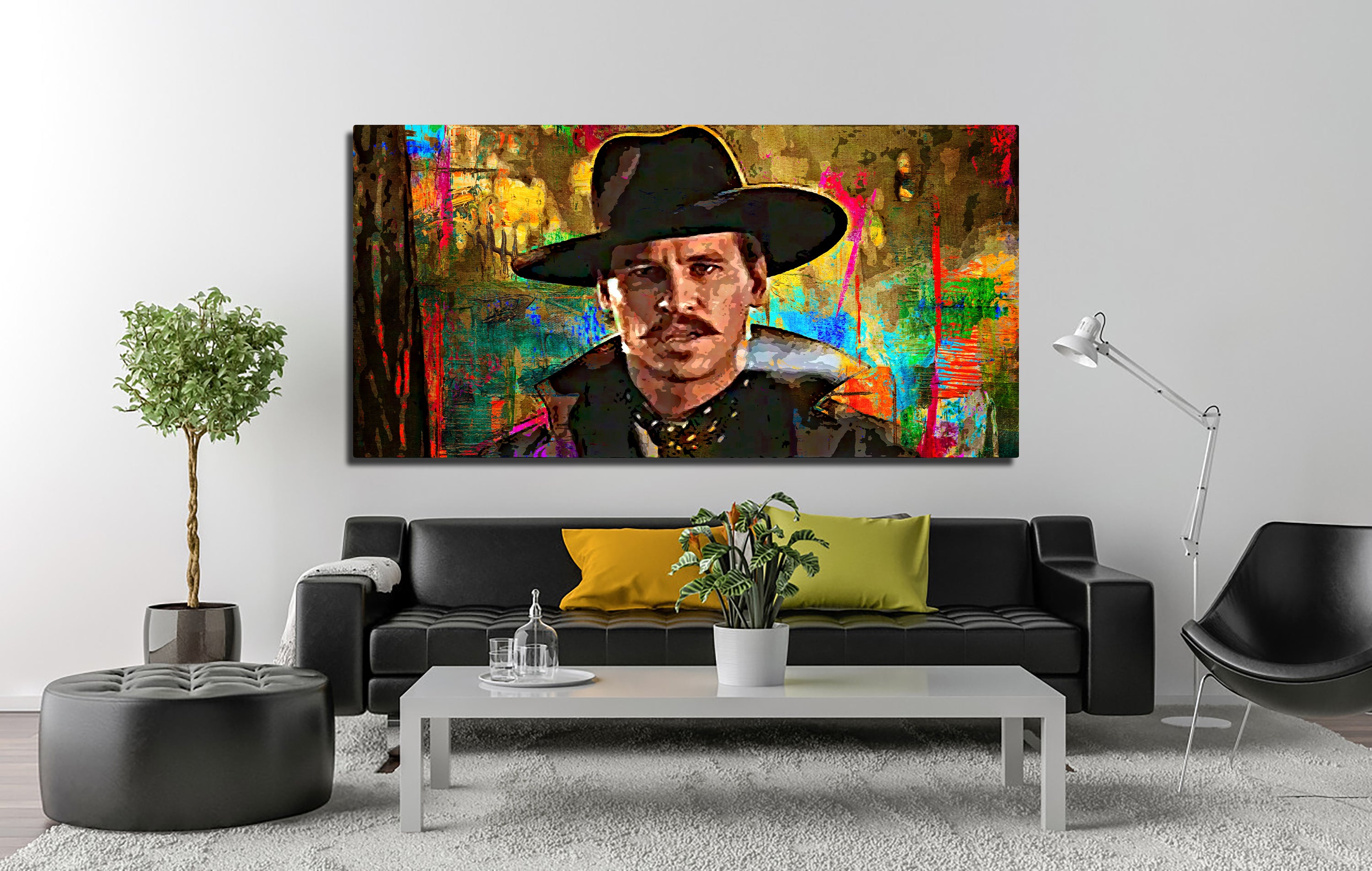 Doc Holliday Stunning Panoramic Wall Art for Home Decor