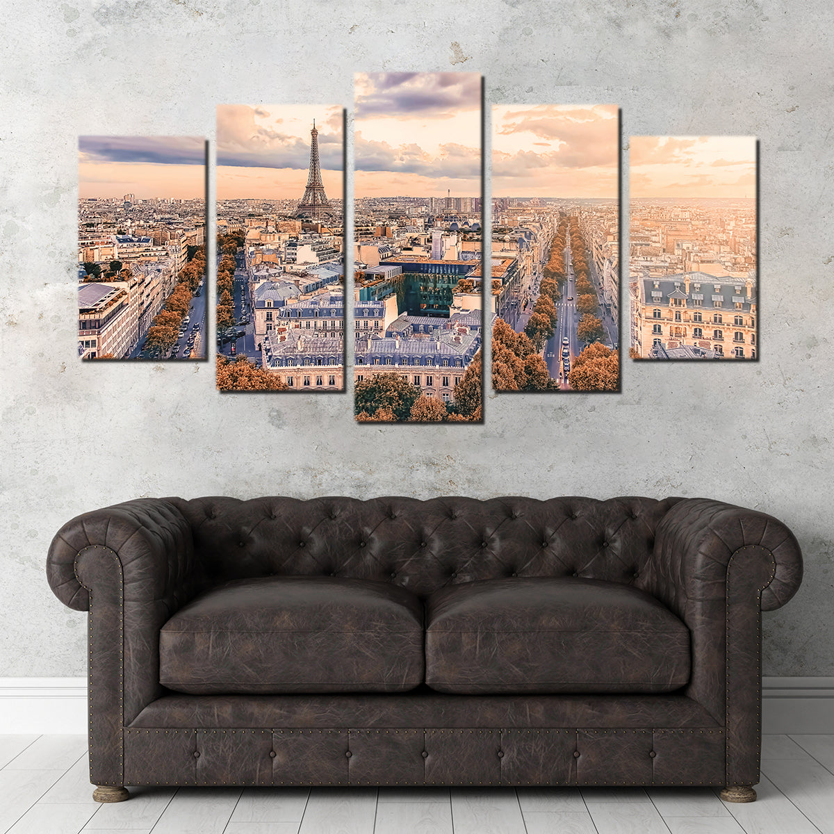 Stunning Paris Sunset Wall Art for Your Home Decor