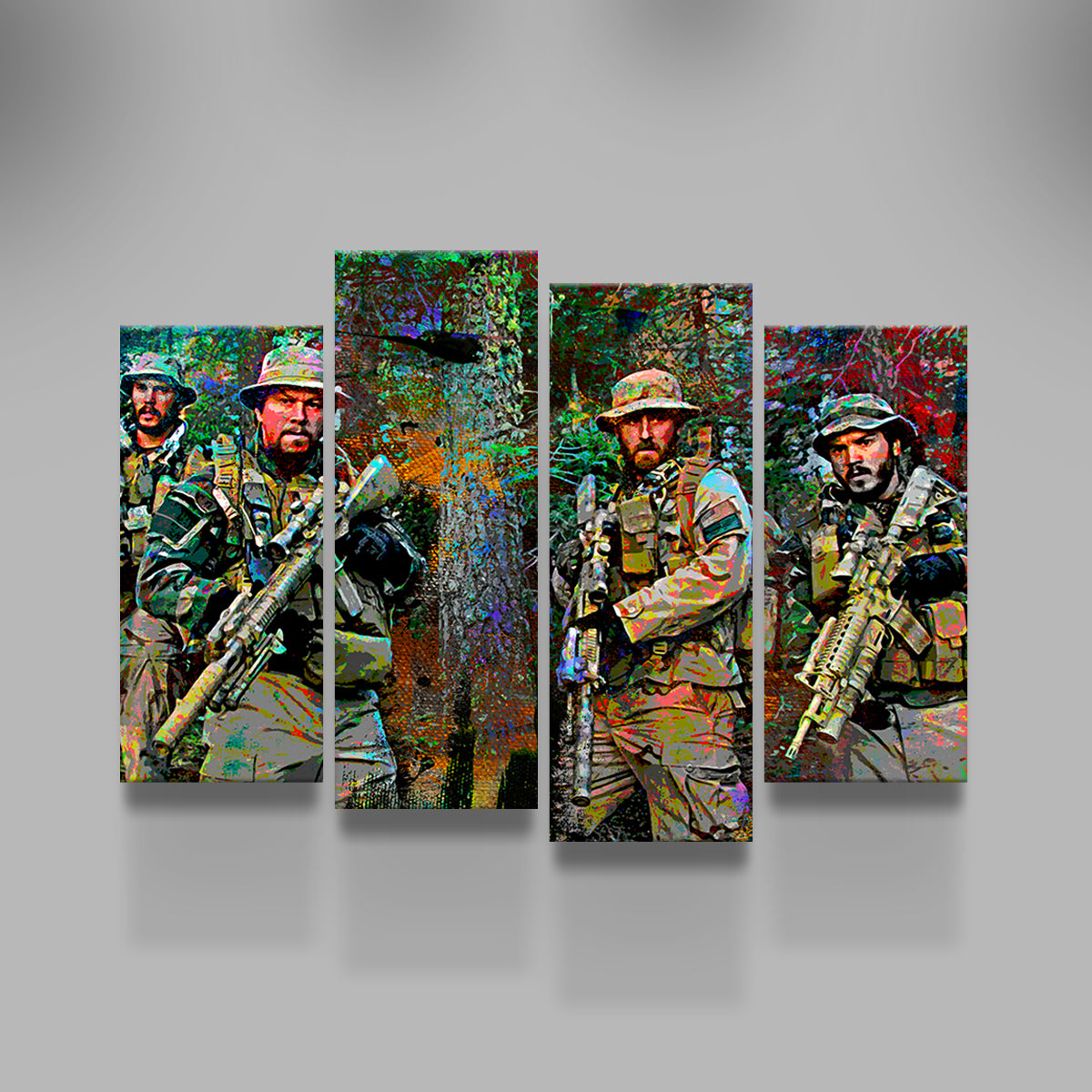 Lone Survivor Crew Wall Art - Premium Kiln - Dried Pine Framed Canvas