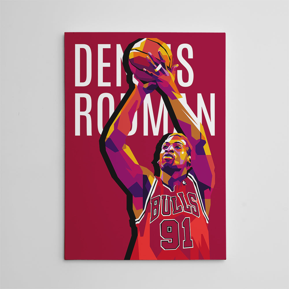 Dennis Rodman Stunning Wall Art for Your Home Decor