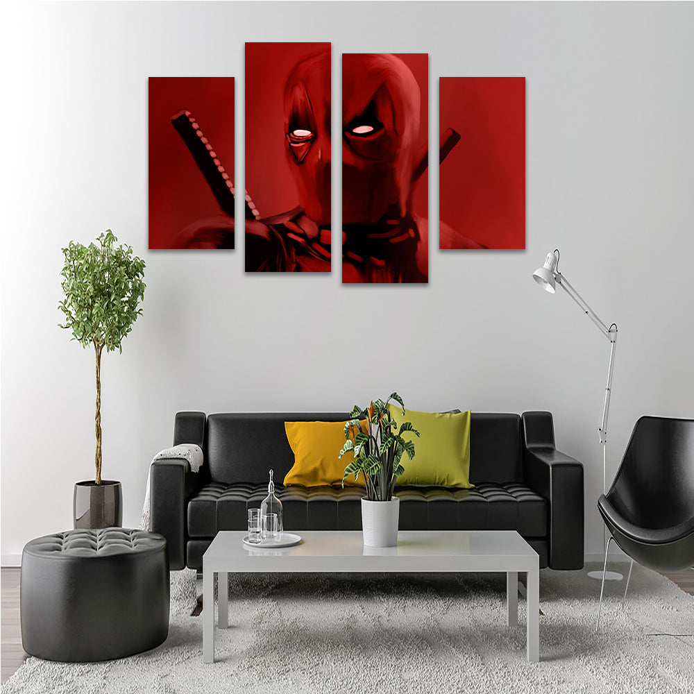 Stunning Dead In Red Wall Art by Andy Brackpool