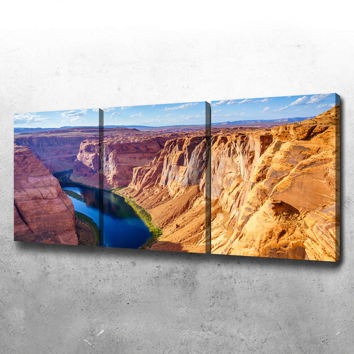 Stunning Grand Canyon with Colorado River Wall Art - Museum Quality