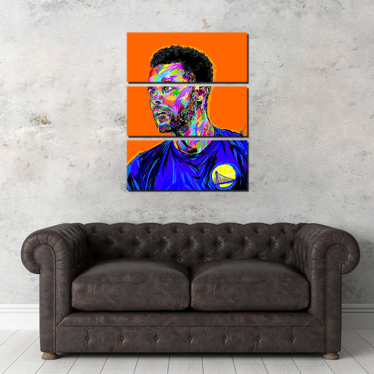 Steph Curry High - Quality Wall Art for Basketball Fans