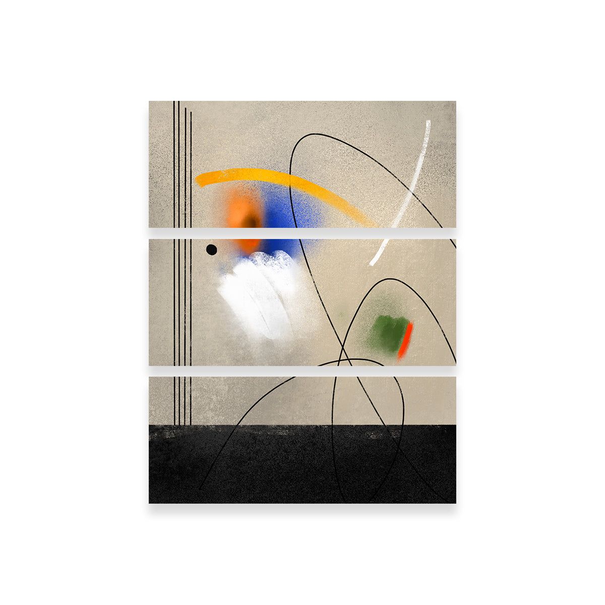 Stunning Lines In Color Wall Art for Modern Decor