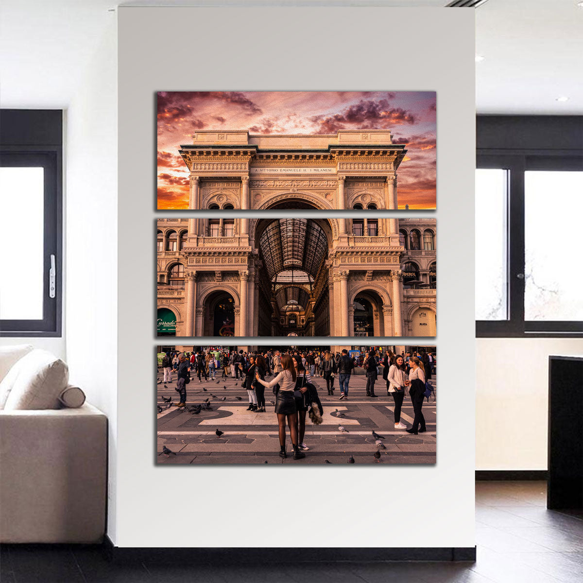Stunning Galleria Vittorio Emanuele II Milano Wall Art by Stefano Baltieri