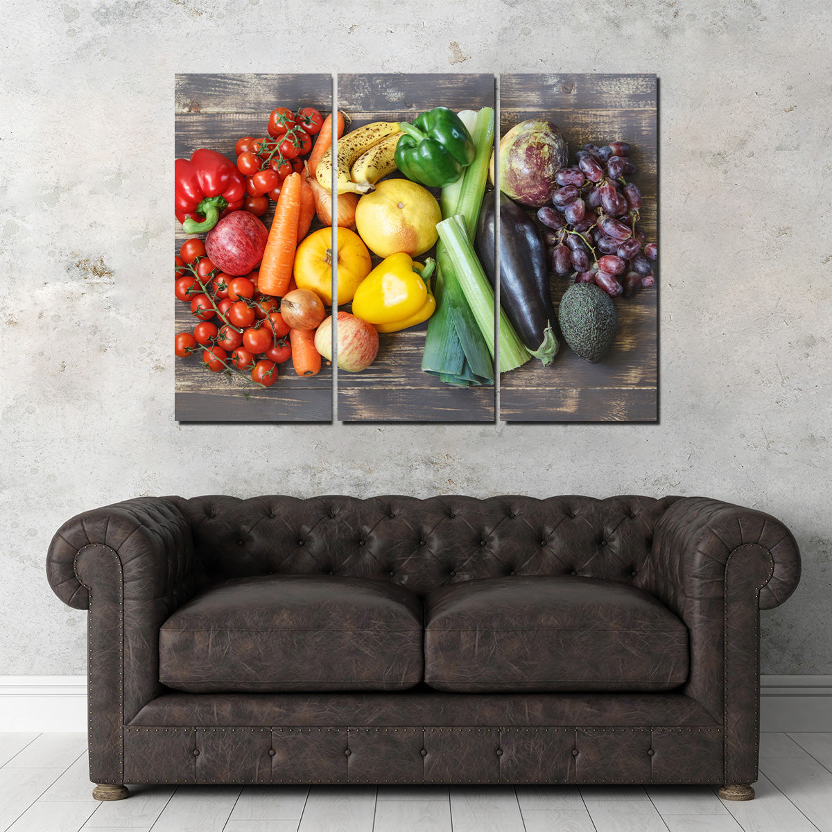 Exquisite Fruits & Vegetables Wall Art for Home Decor