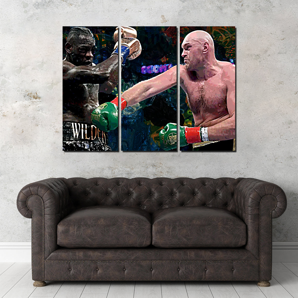 Exclusive Fury Vs. Wilder Wall Art for Stunning Home Decor