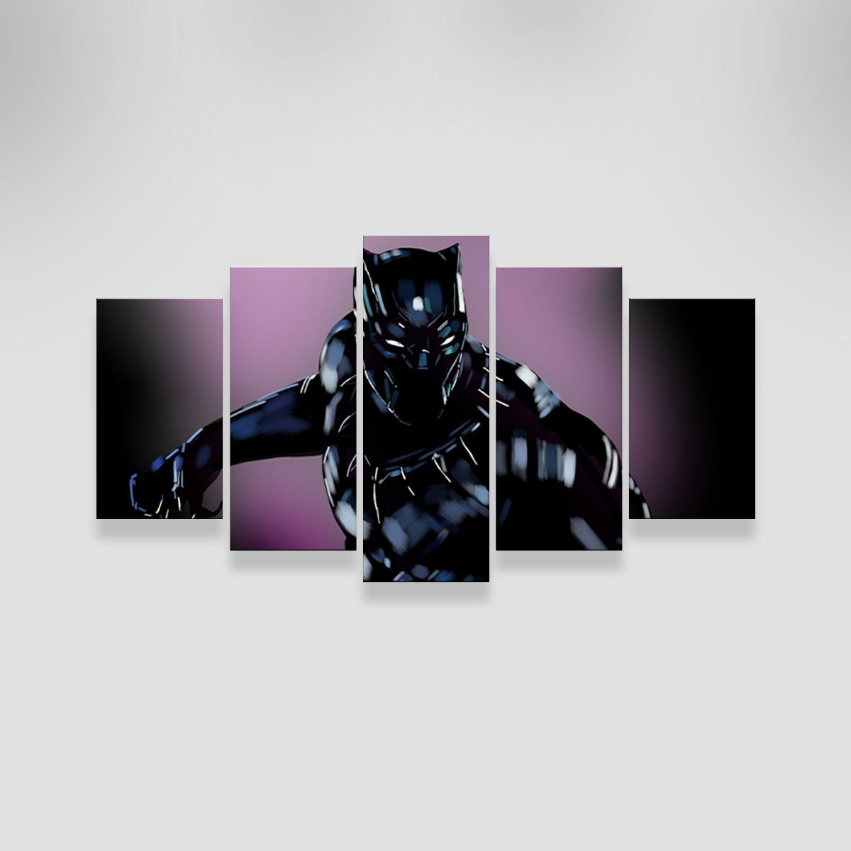 Stunning Purple Panther Wall Art by Andy Brackpool