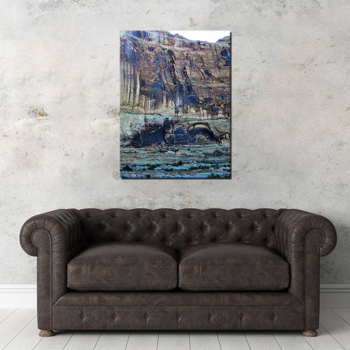 Stunning Rockwall Blue Wall Art by Patricia Jaggie