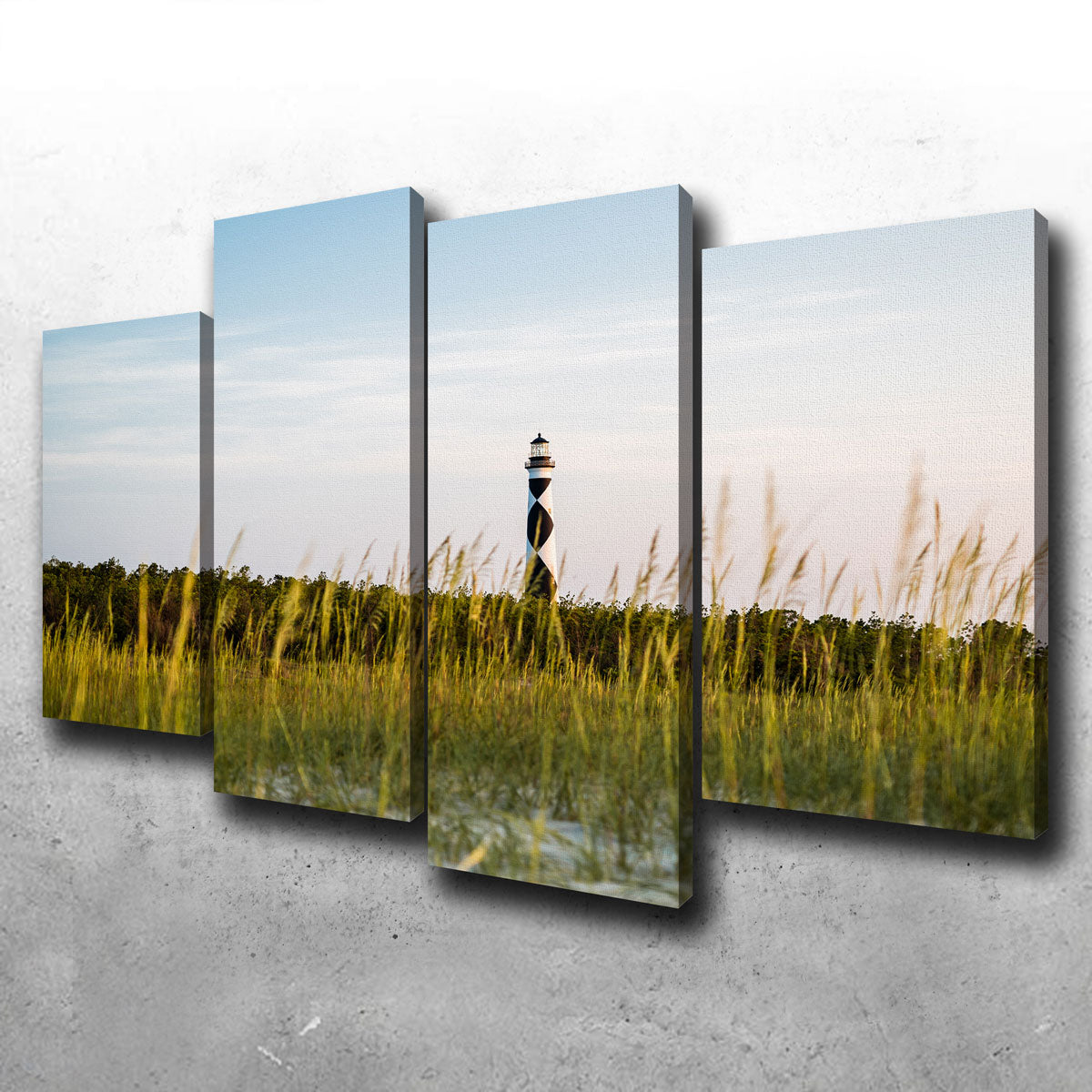 Stunning Lighthouse At Dawn Wall Art for Your Home Decor
