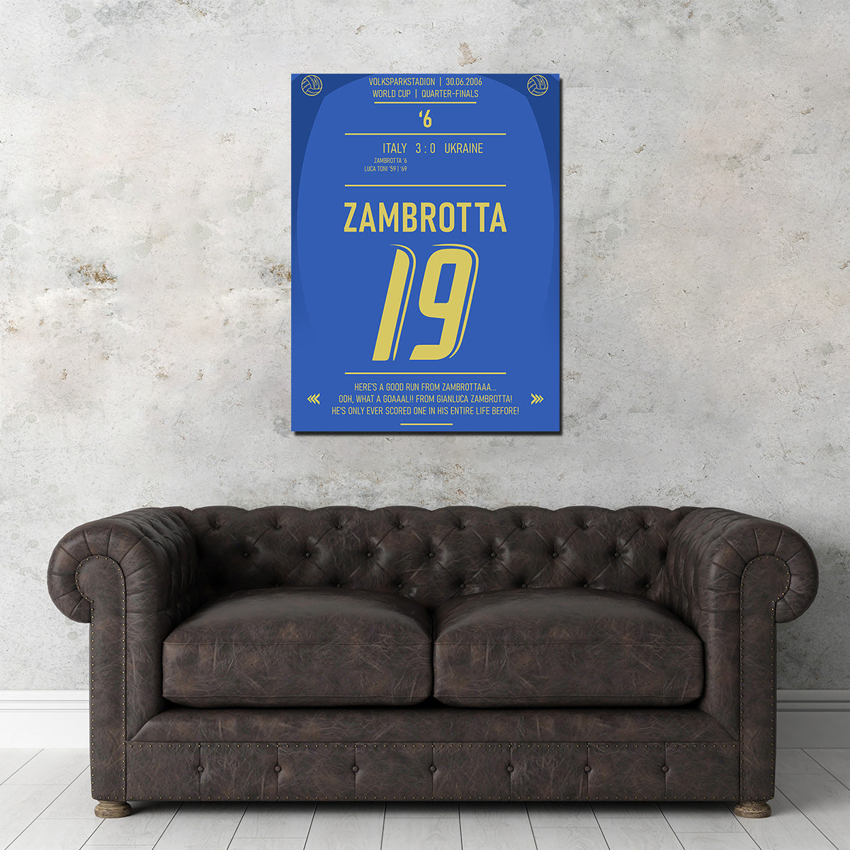 Zambrotta by George Sorin - Museum Quality Handmade Canvas Print