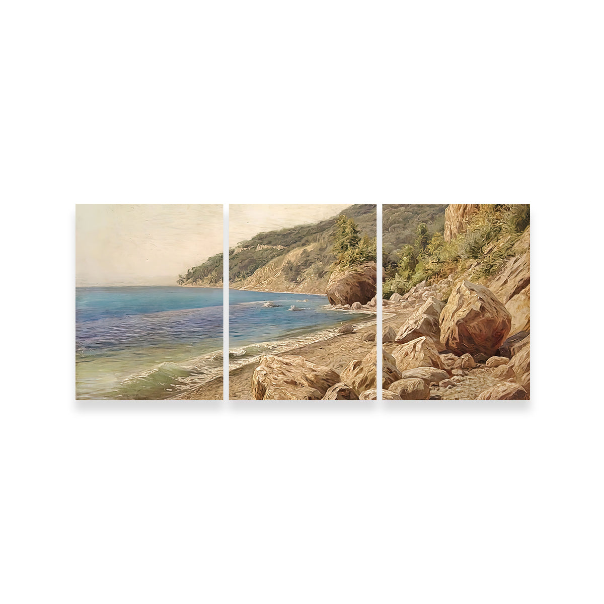 Exquisite Sandstone Beach Wall Art by Denise Dundon