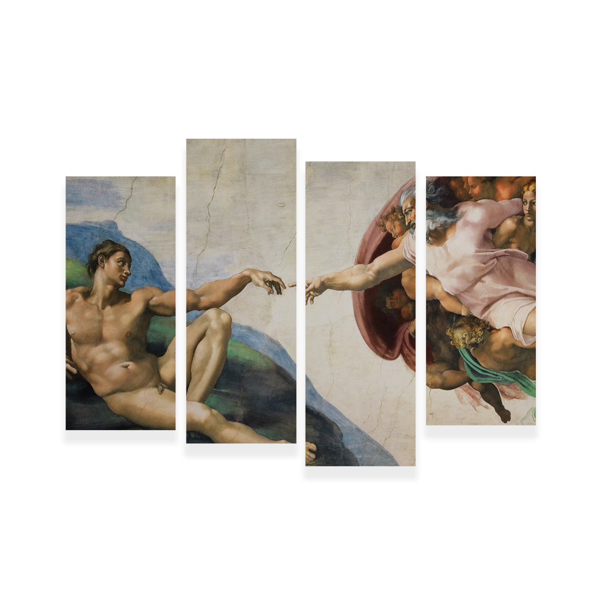 Exquisite The Creation of Adam Wall Art for Stunning Home Decor