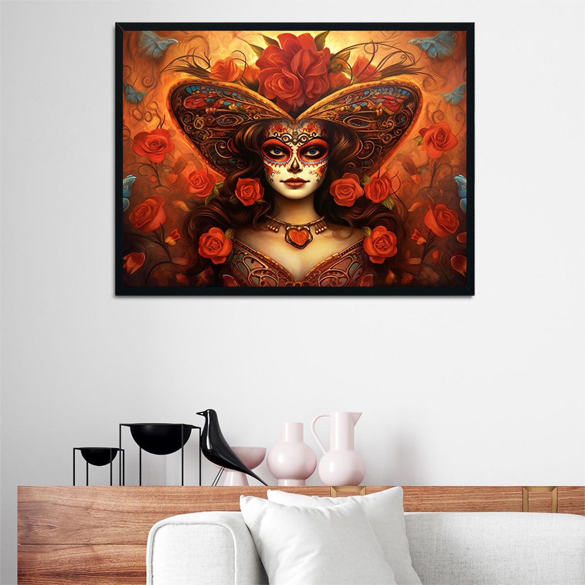 Stunning Day of the Dead Art Canvas Wall Art for Your Home Decor