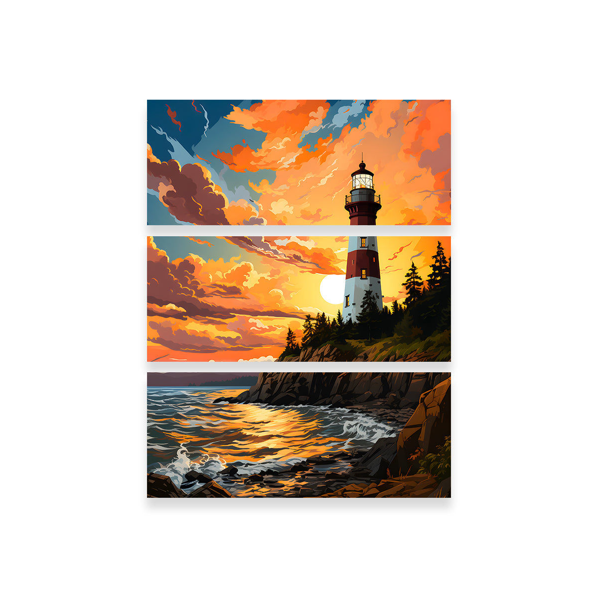 Exquisite India - Kovalam Lighthouse Wall Art for Home Decor