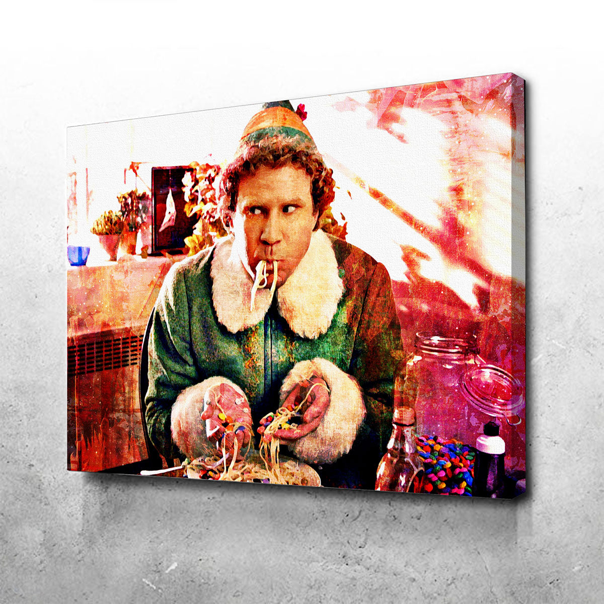 Exquisite Elf Wall Art - Handmade with Sustainable Pine and Museum-Quality Canvas