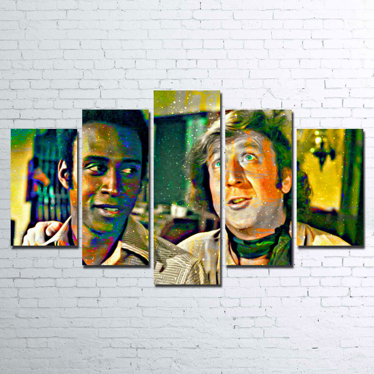 Stunning Blazing Saddles Bart & Jim Wall Art for Your Home Decor