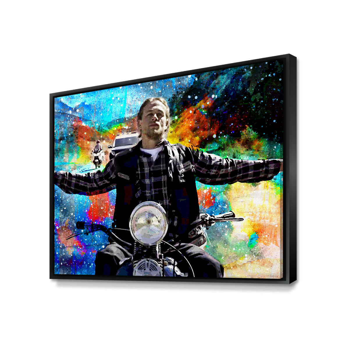 Stunning Jax Teller Wall Art - Museum-Quality Canvas on Sustainable Pine Frames