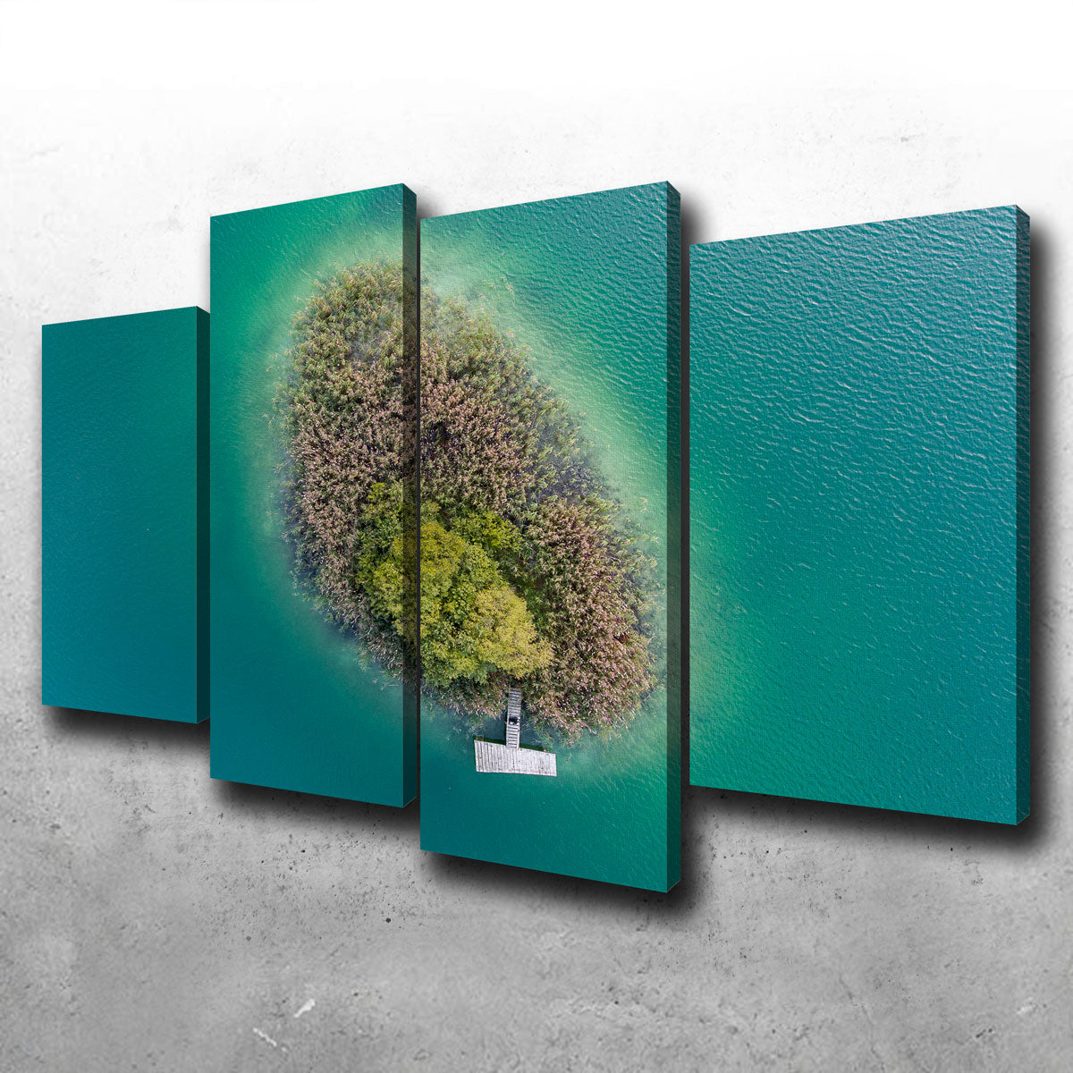 Stunning Island For Two Wall Art by Karolis Janulis