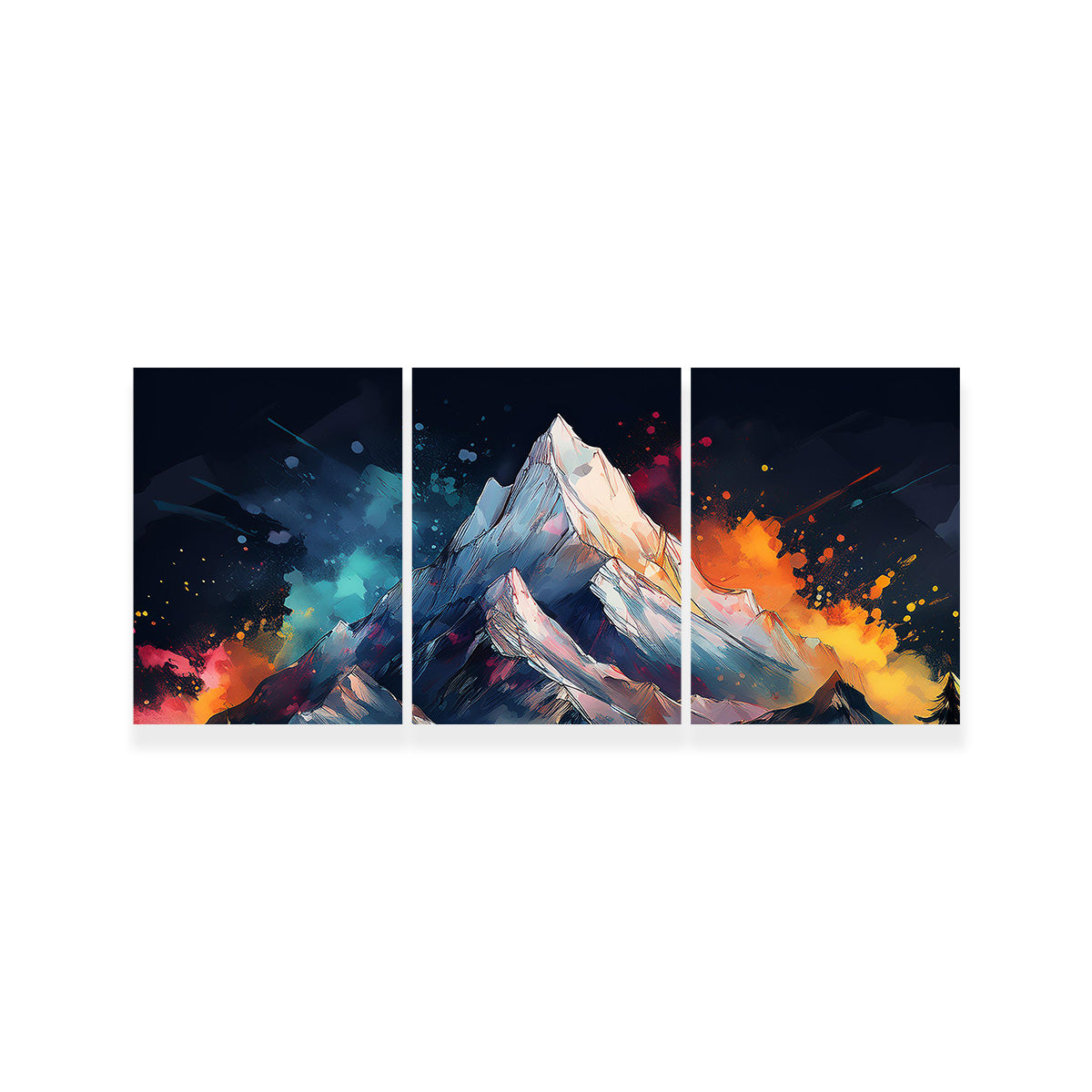 Exquisite Dark Colored Mountain Wall Art for Stunning Decor