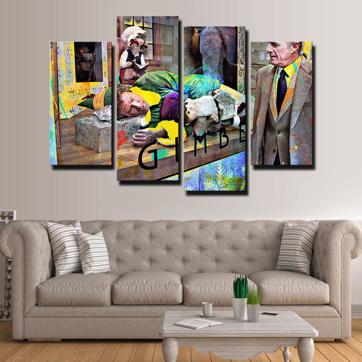 Gimbels Premium Sustainable Wall Art - Handmade Canvas Prints